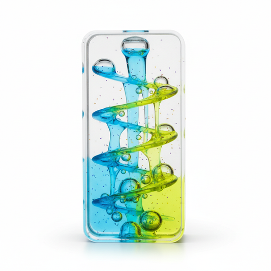 Sensory Liquid Motion Bubbler Timer - Calming Desk Toy
